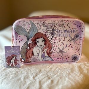 NWT Miniso Disney’s The Little Mermaid Translucent Cosmetic Bag